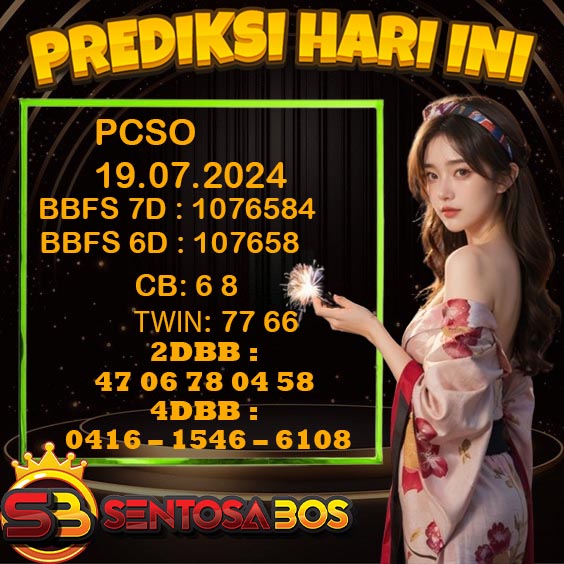 PREDIKSI TOGEL PCSO HARI INI 