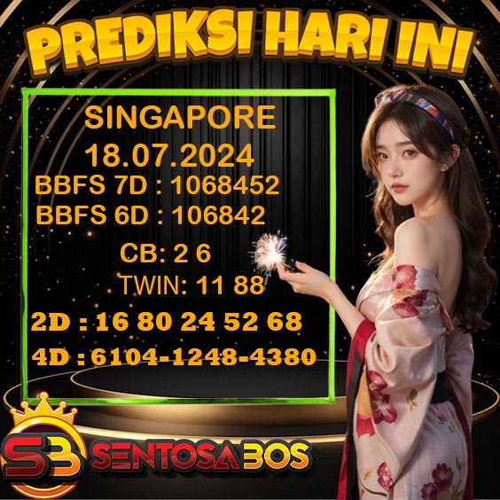 PREDIKSI TOGEL SINGAPORE HARI INI 