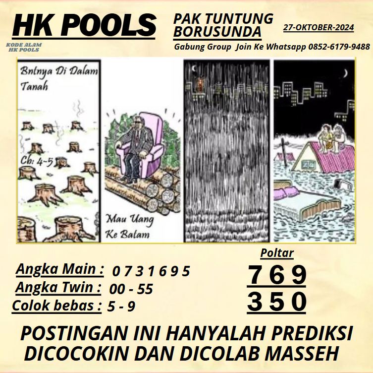 PREDIKSI PAK TUNTUNG HONGKONG POOLS