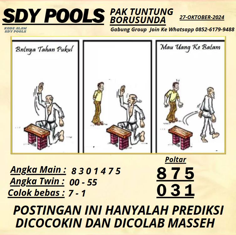 PREDIKSI TOGEL PAK TUNTUNG 